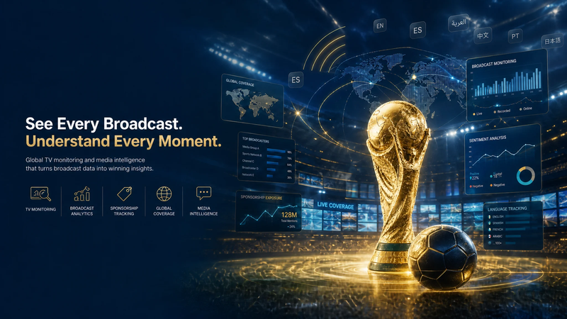 What 100,000+ hours of 2026 FIFA World cup broadcast coverage actually tells us